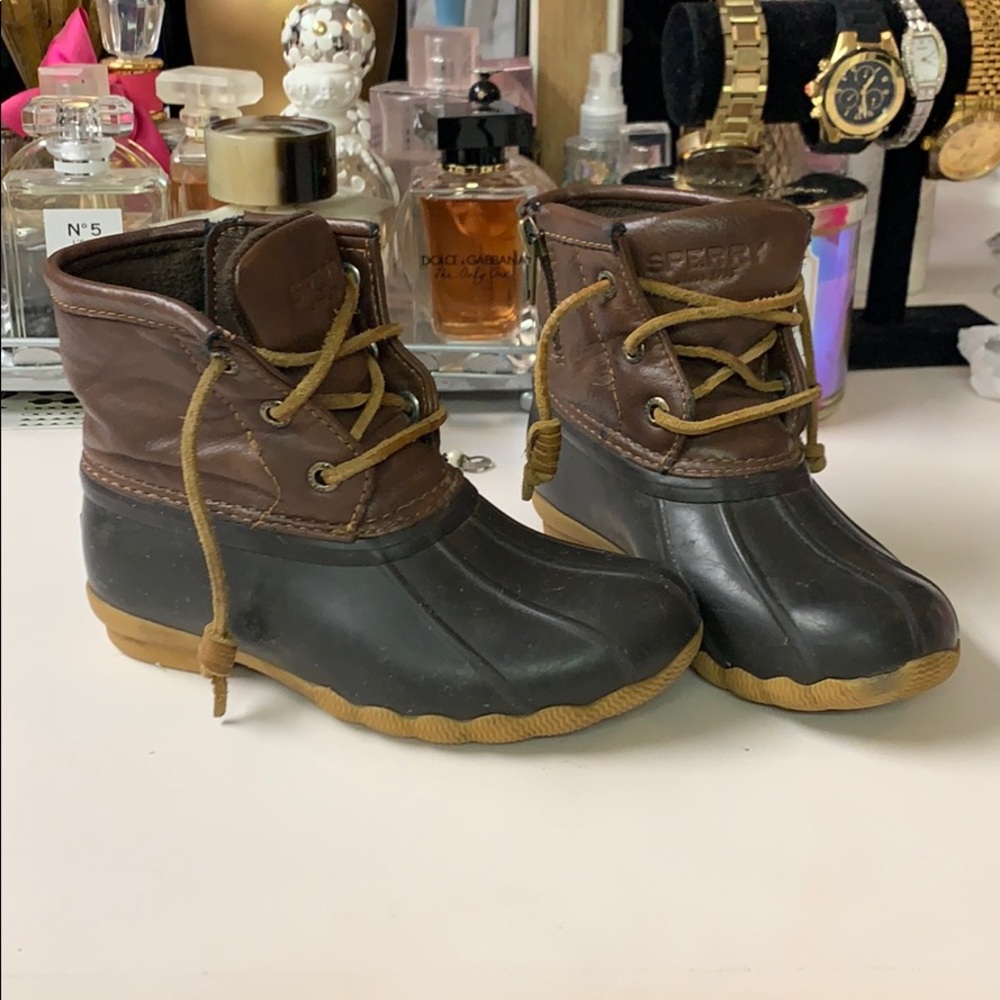 Sperry girls rain boots